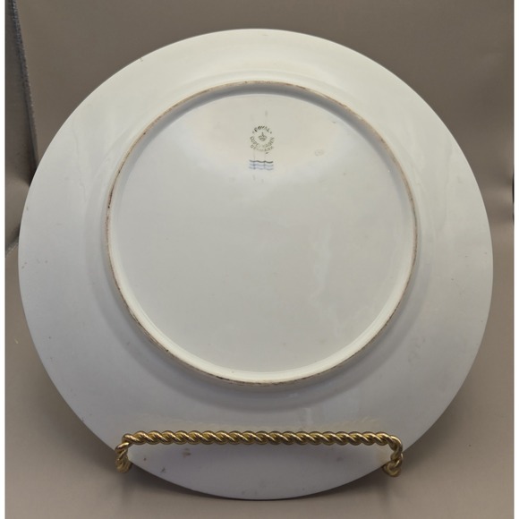 Large Decorative Plate Hand Painted Royal Copenhagen Denmark Tucans Bird Motiff - Picture 8 of 10